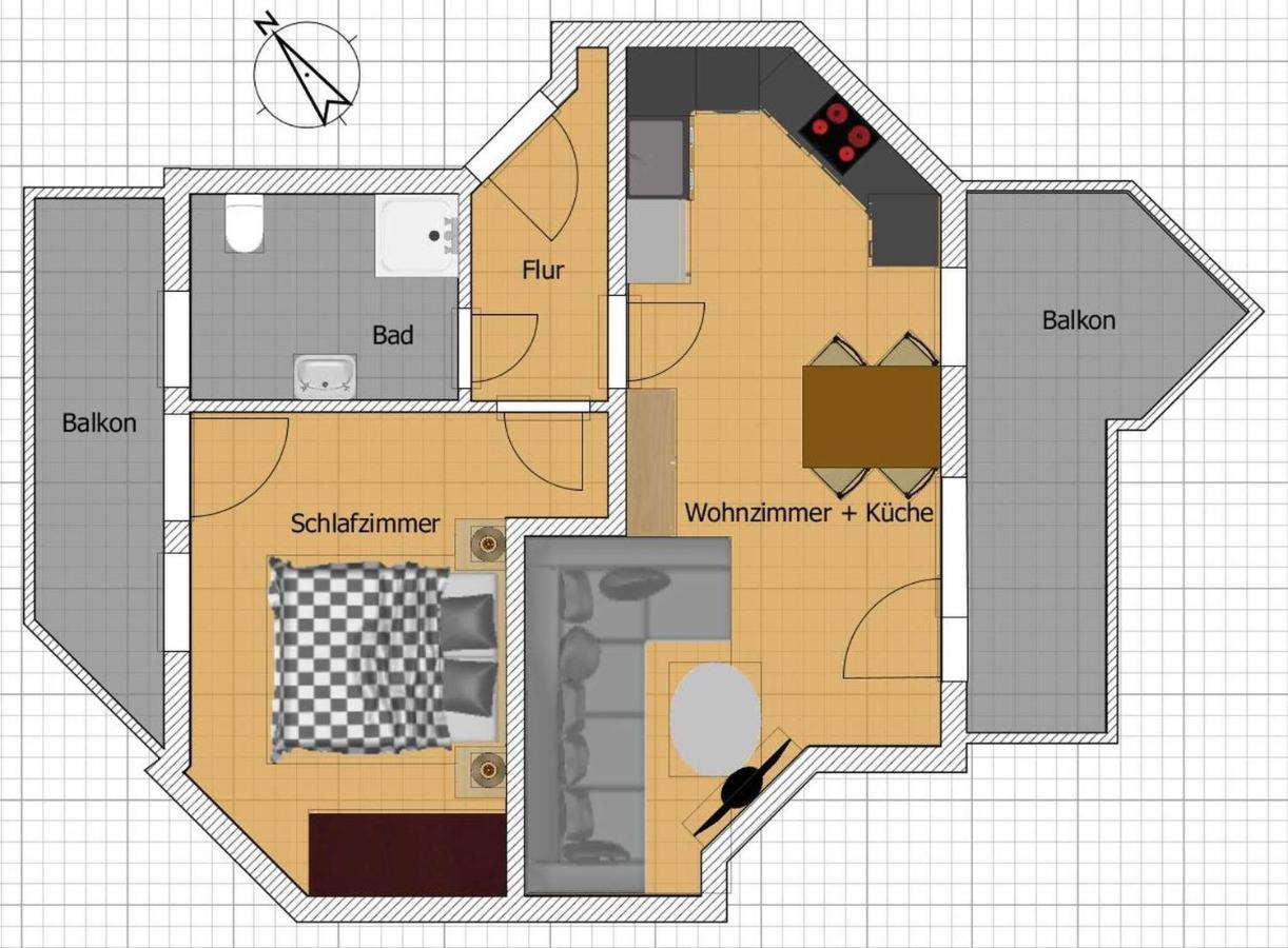 Duenenresidenz Bansin Apartment Heringsdorf  Exterior foto
